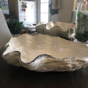 Pottery Barn Under the Sea Oyster Shell Platter